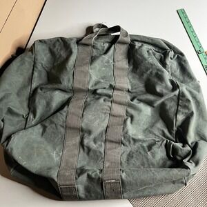 Vintage US Military Aviator Kit Bag Flyer Duffel Canvas Olive Drab 8415